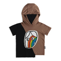 NUNUNU Black/E Brown Rainbow Dude Ninja T-Shirt