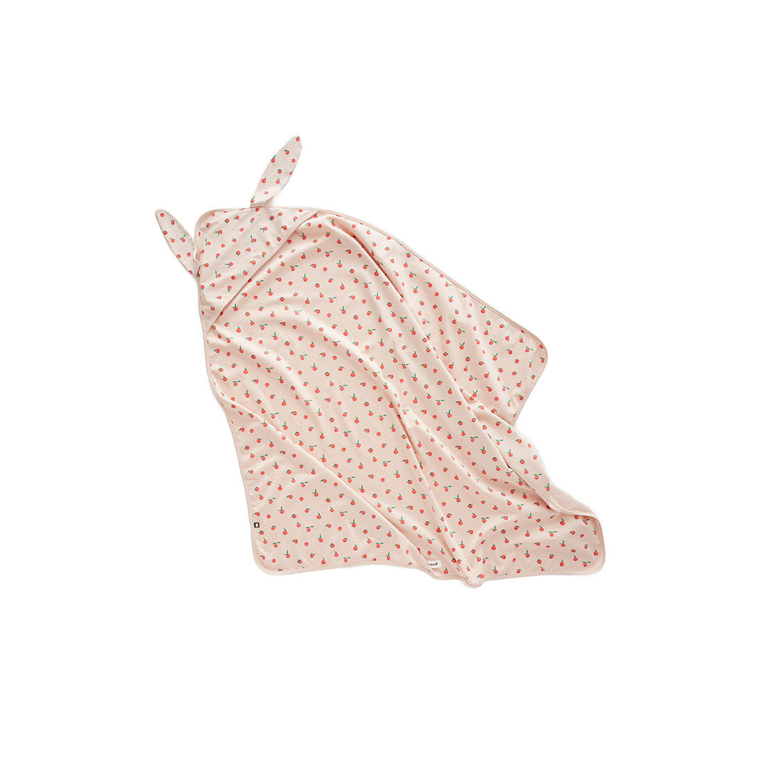 Oeuf Pink Peaches Bunny Swaddle