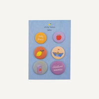Sticky Lemon Childhood Memories 6 Piece Buttons