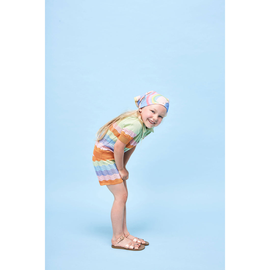 Paade Mode Rainbow Knit Shorts