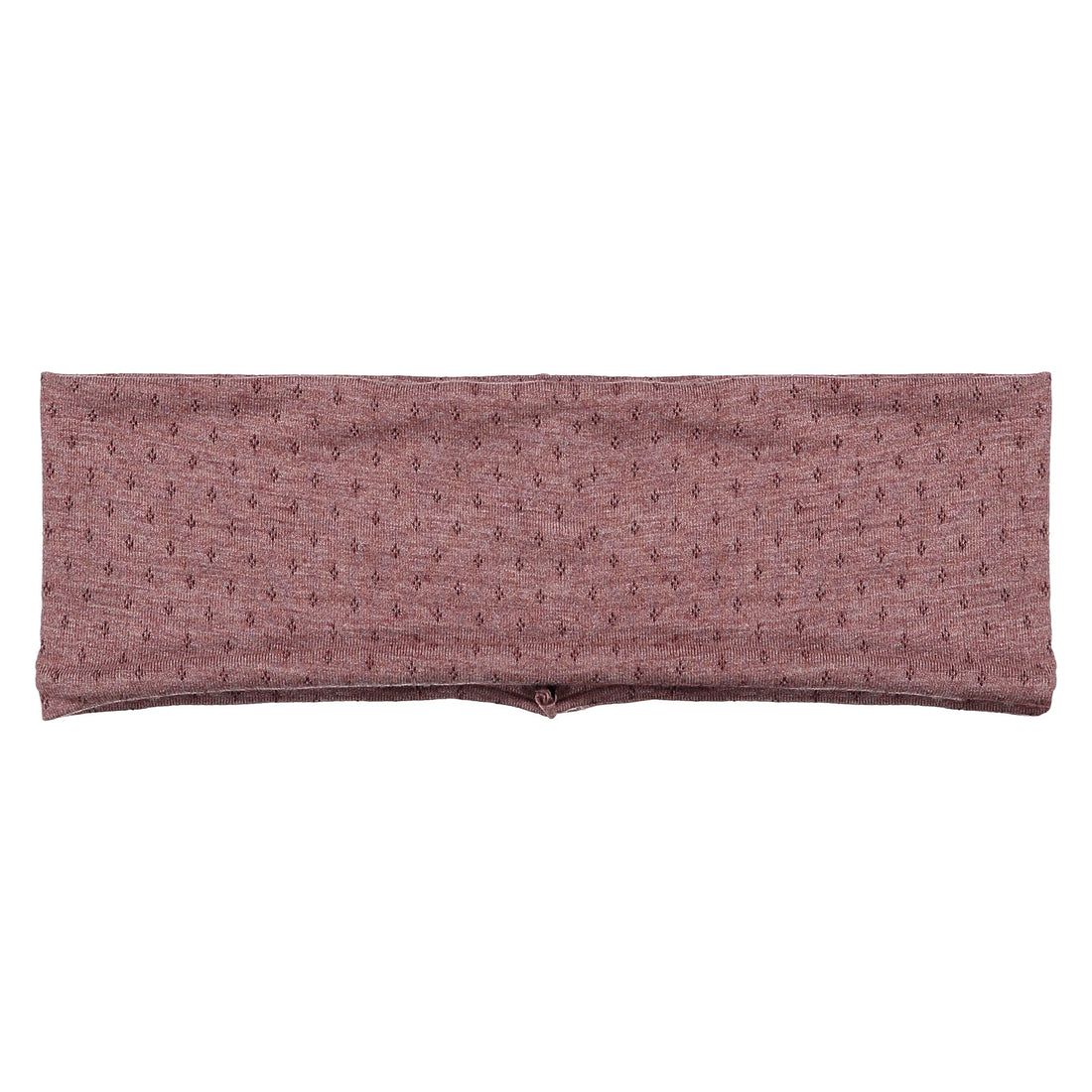 Knot Hairbands Pointelle Headwrap // Plum