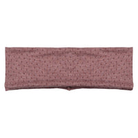 Knot Hairbands Pointelle Headwrap // Plum