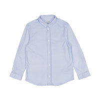 Boys and Arrows Blue And White Long Sleeve Collar