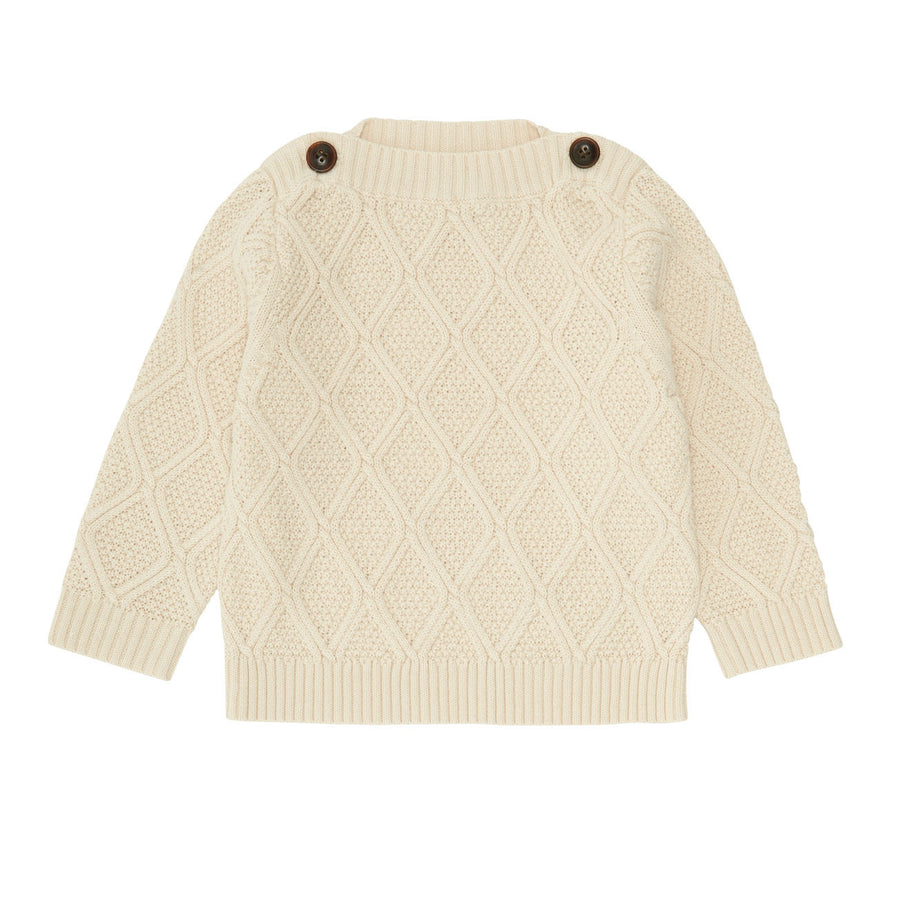 Fub Ecru Baby Structure Blouse
