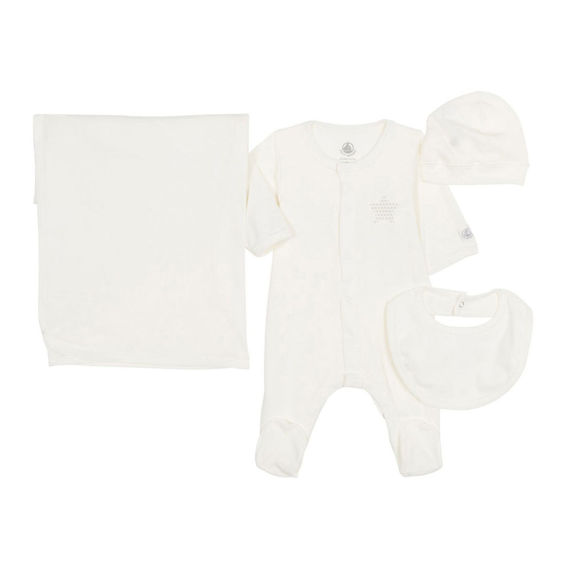 Petit Bateau White Baby Gift Set