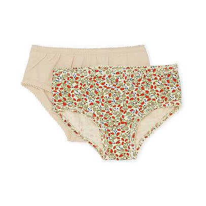 Konges Slojd Carnations/Sun Kiss Basic 2 Pack Girl Underpants Gots