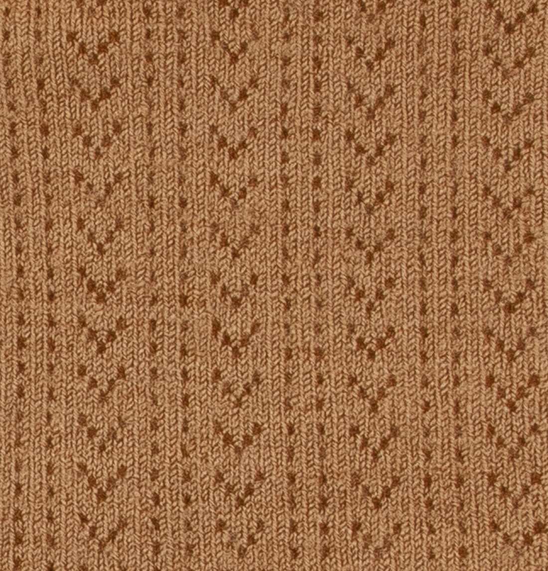 Collegien Adele - Pointelle Wool Socks - Caramel