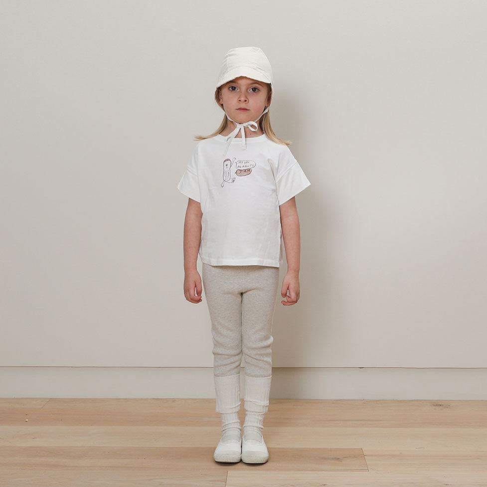Bene Bene  Ivory Peanut Jam Tee