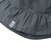 Bene Bene  Grey-Blue Cotton Frill Hat