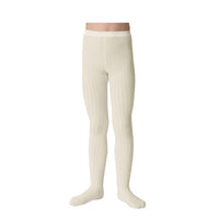 Collegien Louise - Ribbed Tights - Off White