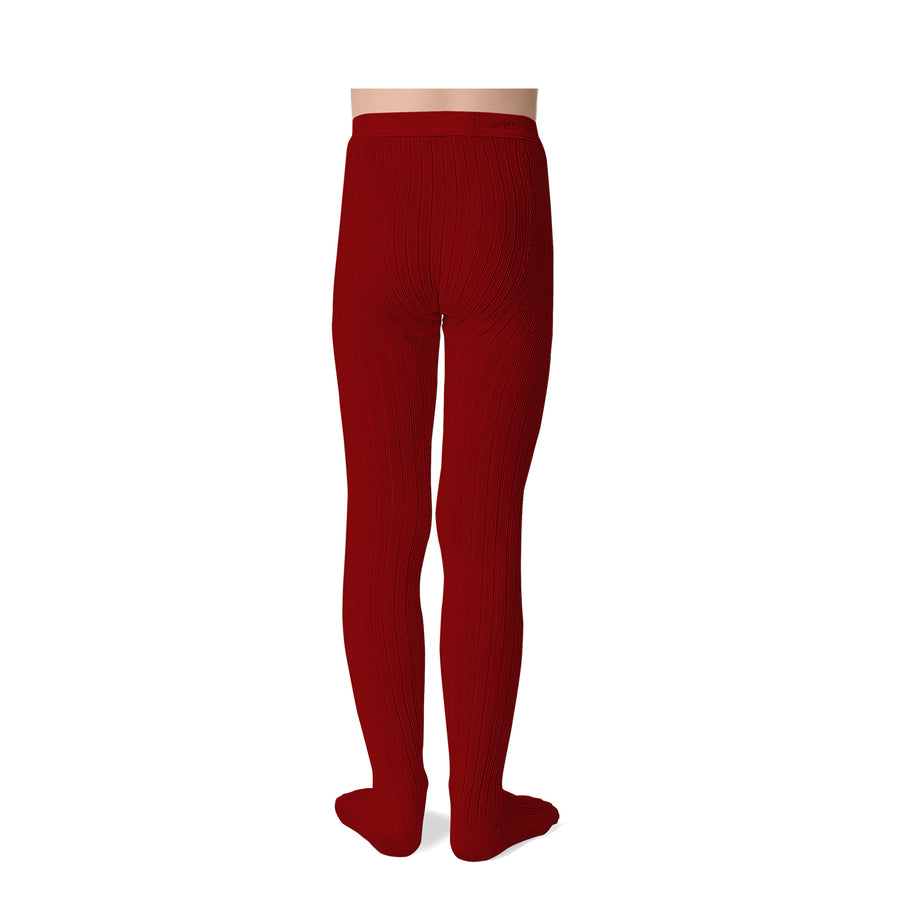 Collegien Louise - Ribbed Tights - Red