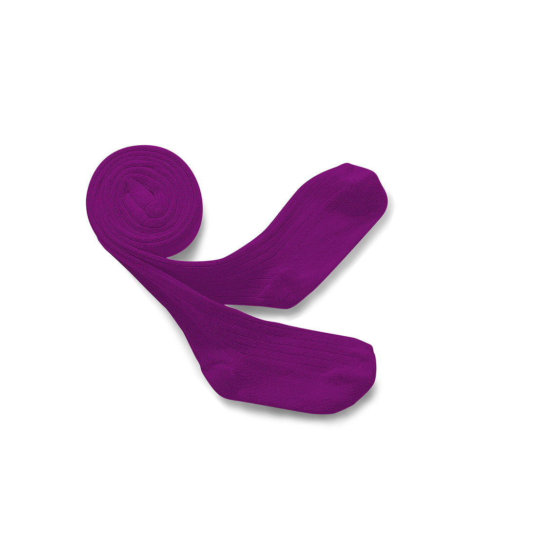 Collegien Louise - Ribbed Tights - Cyclamen