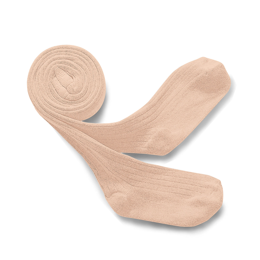 Collegien Louise - Ribbed Tights - Sorbet