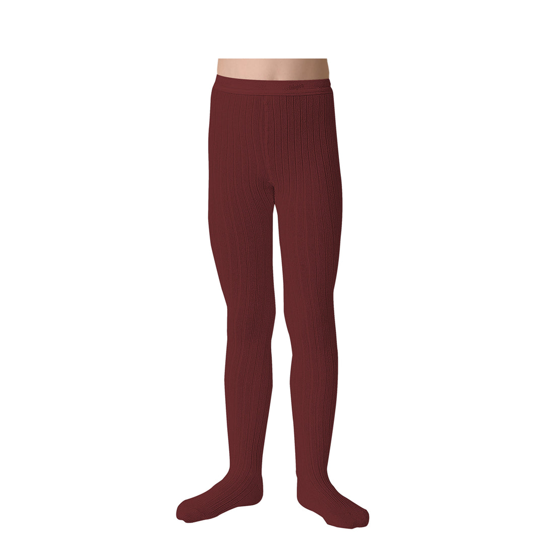 Collegien Louise - Ribbed Tights - Chestnut