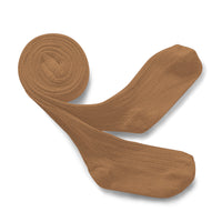 Collegien Louise - Ribbed Tights - Caramel