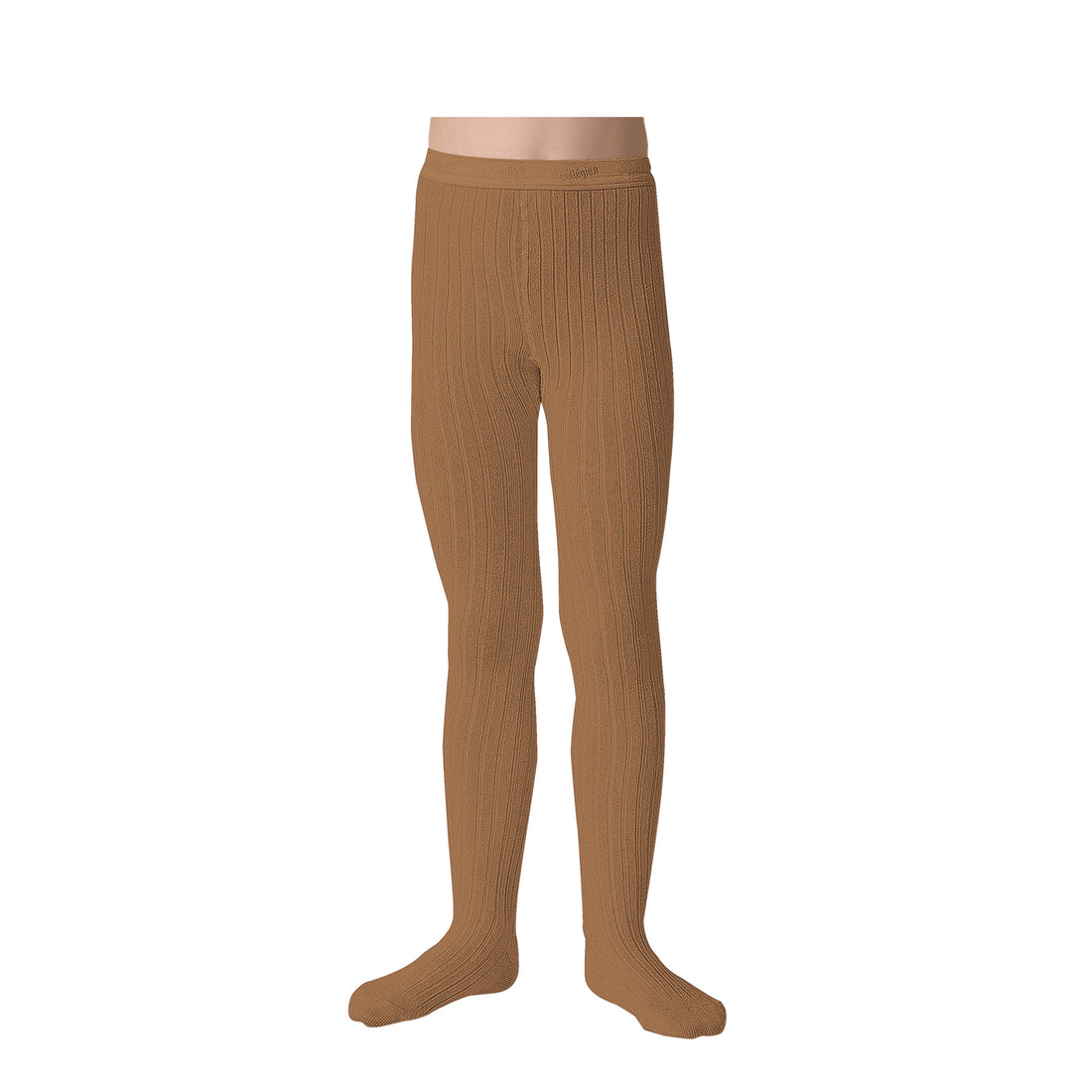 Collegien Louise - Ribbed Tights - Caramel