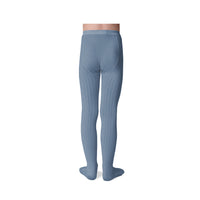 Collegien Louise - Ribbed Tights - Azure blue