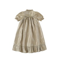 Bene Bene Gold Frill Pearl Dress