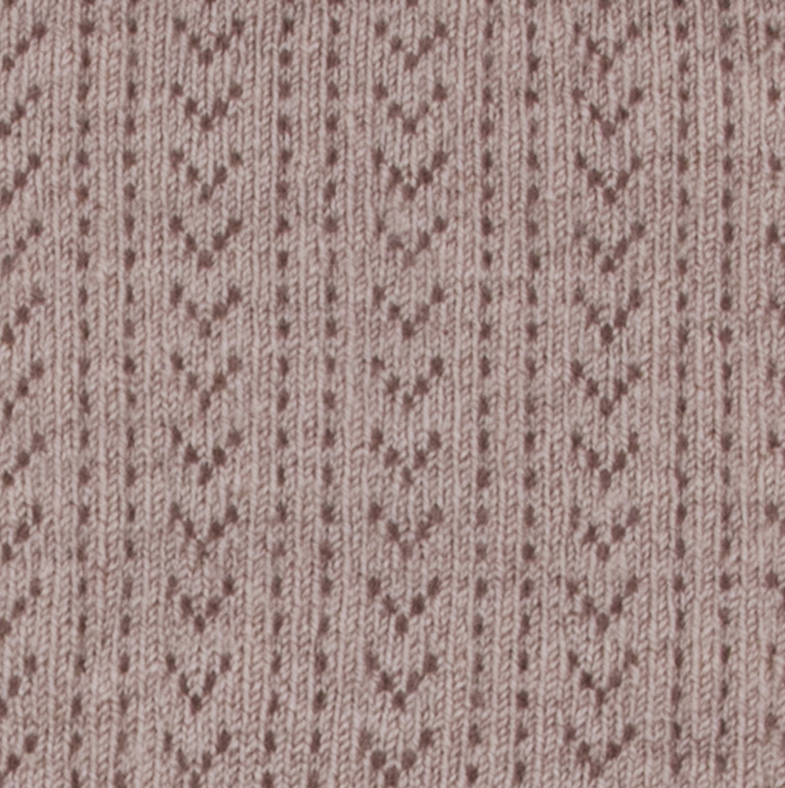 Collegien Angelique - Pointelle Wool Tights - Old Pink