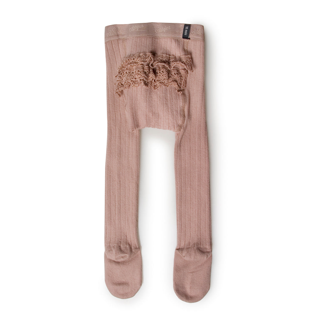 Collegien Colombe - Frill Bum Baby Tights - Old Pink