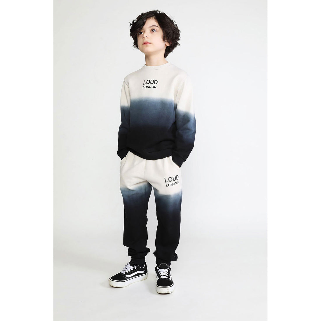 Loud Cream Anthractie Ombre Joggers