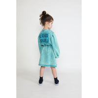 Loud Blue Bay Marbled Waisted Dress