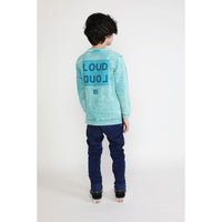 Loud Blue Bay Marbled Logo Sweatshirt