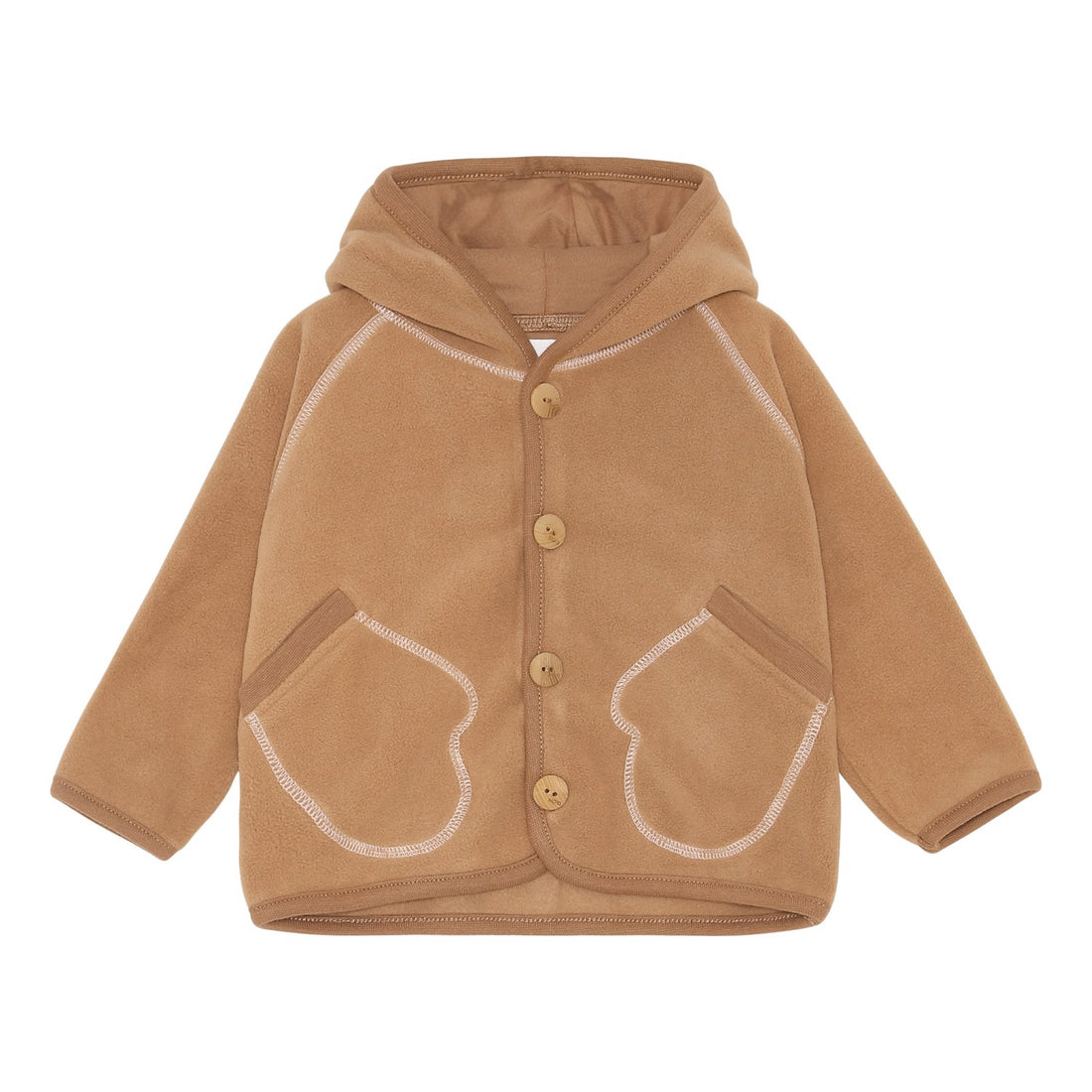Molo Rose Mist Uli Fleece Baby Jacket