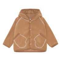 Molo Rose Mist Uli Fleece Baby Jacket