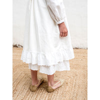 Belle Chiara Cream Lace Detailed Dress