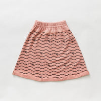 Hey kid Salmon Sun Logo Skirt