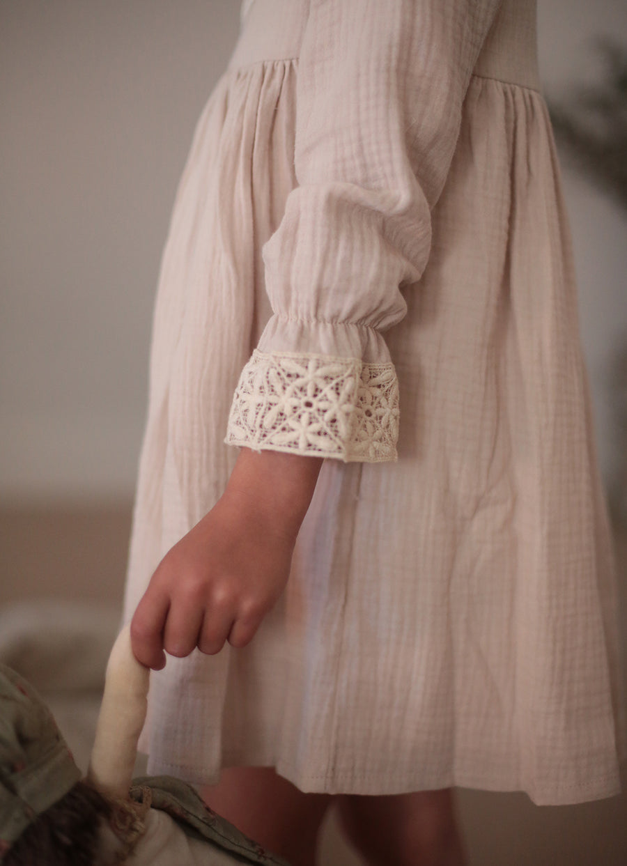 By Nine Beige Charlotte Dress