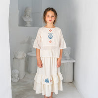Belle Chiara Ecru Bolero Sibyl Blouse