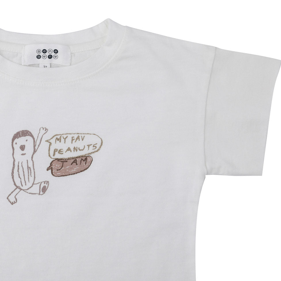 Bene Bene  Ivory Peanut Jam Tee