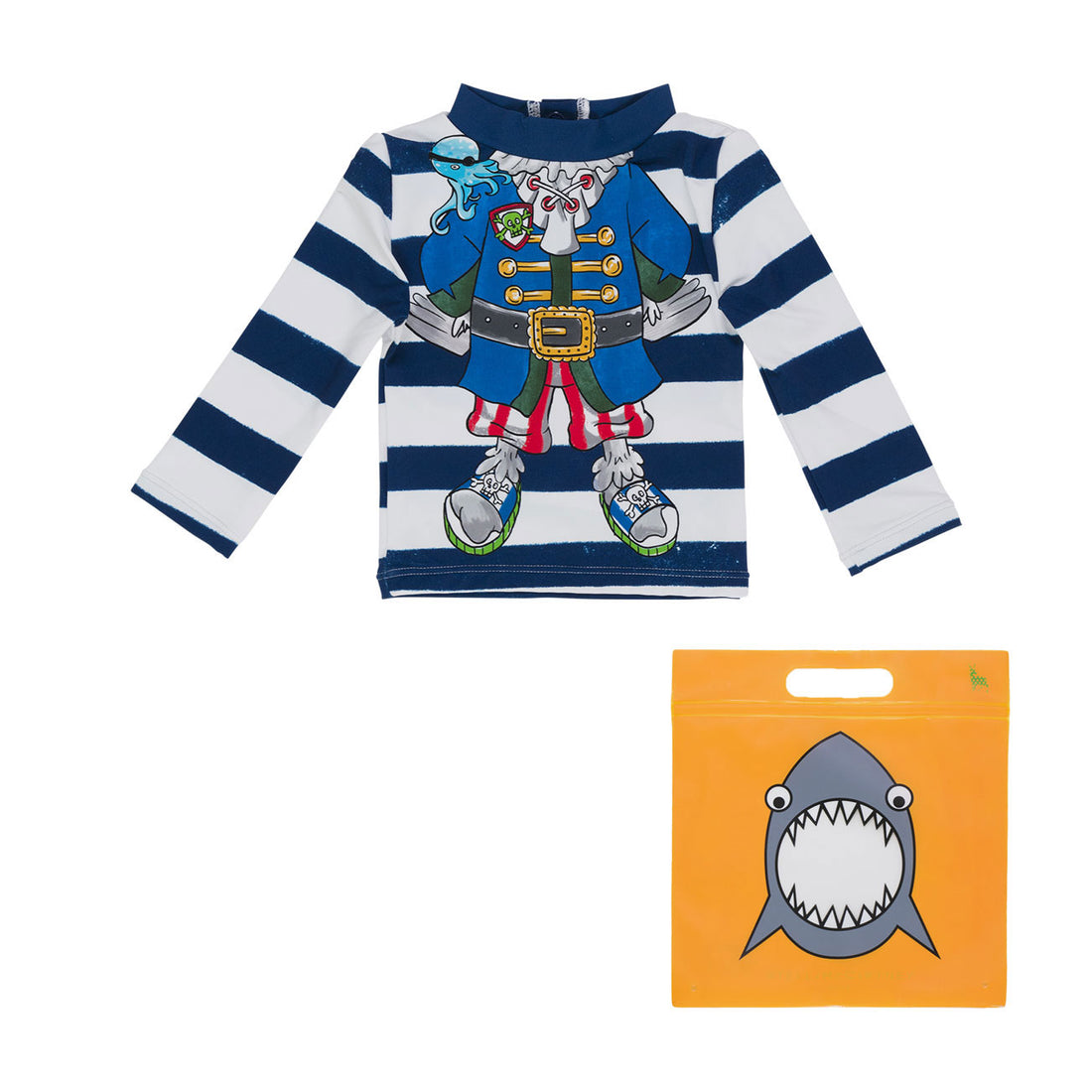 Stella Mccartney Blue Pirate Baby Rashguard