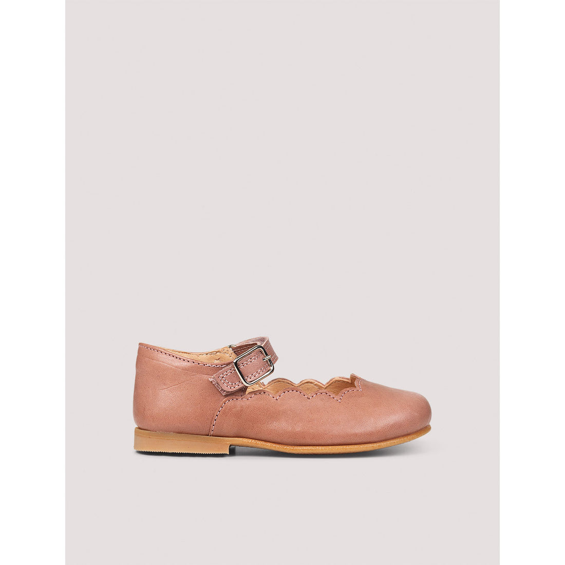 Petit Nord Old Rose Scallop Mary Jane