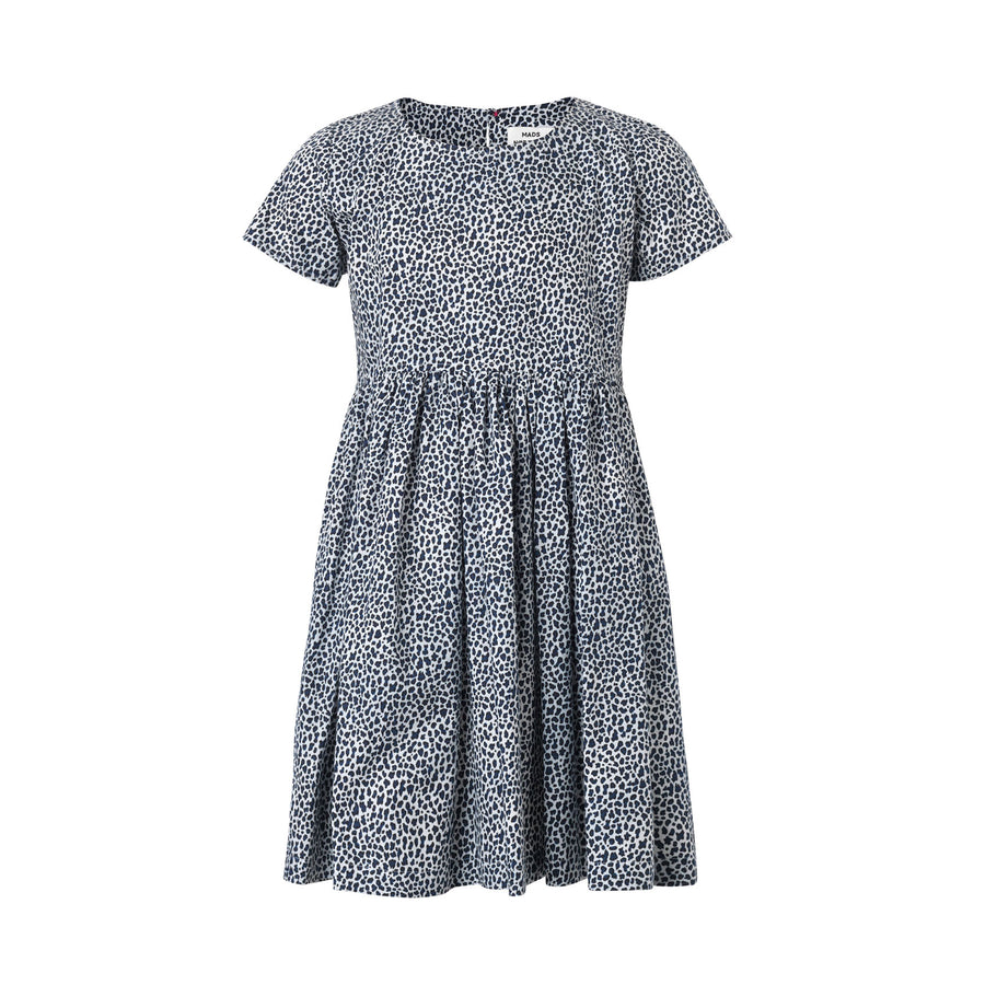 Mads Norgaard Navy Leopard Dress