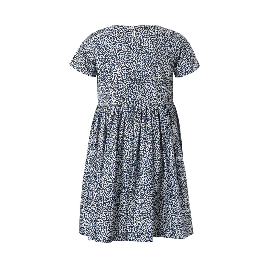 Mads Norgaard Navy Leopard Dress