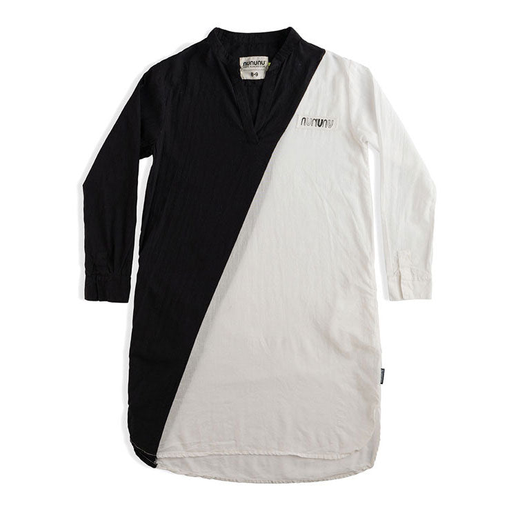NUNUNU Black/White Duo Kaftan