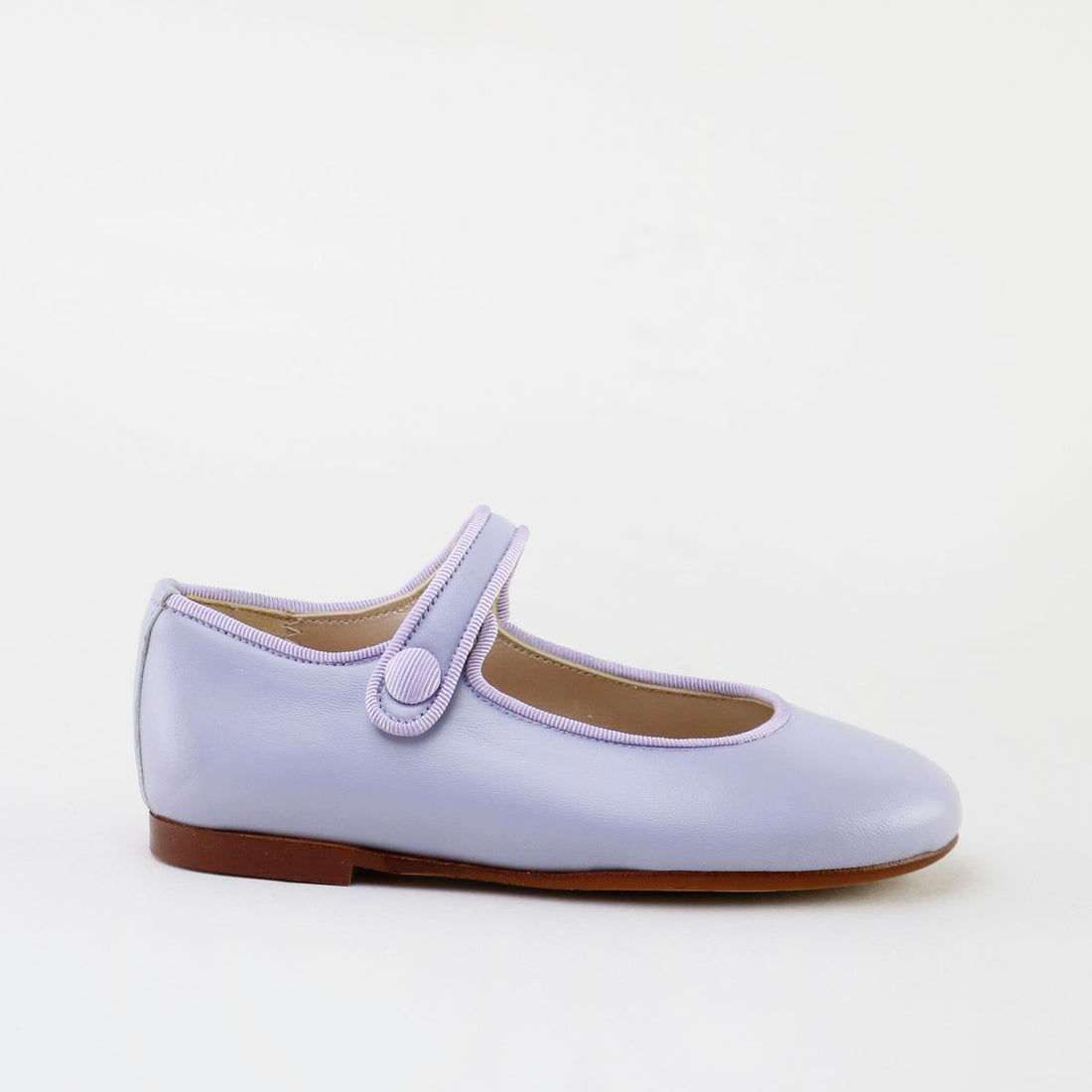 Papanatas Lilac Button Mary Janes