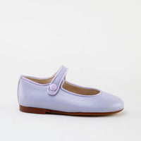 Papanatas Lilac Button Mary Janes