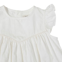 Bene Bene  Ivory Sheer Frill Layered Dress