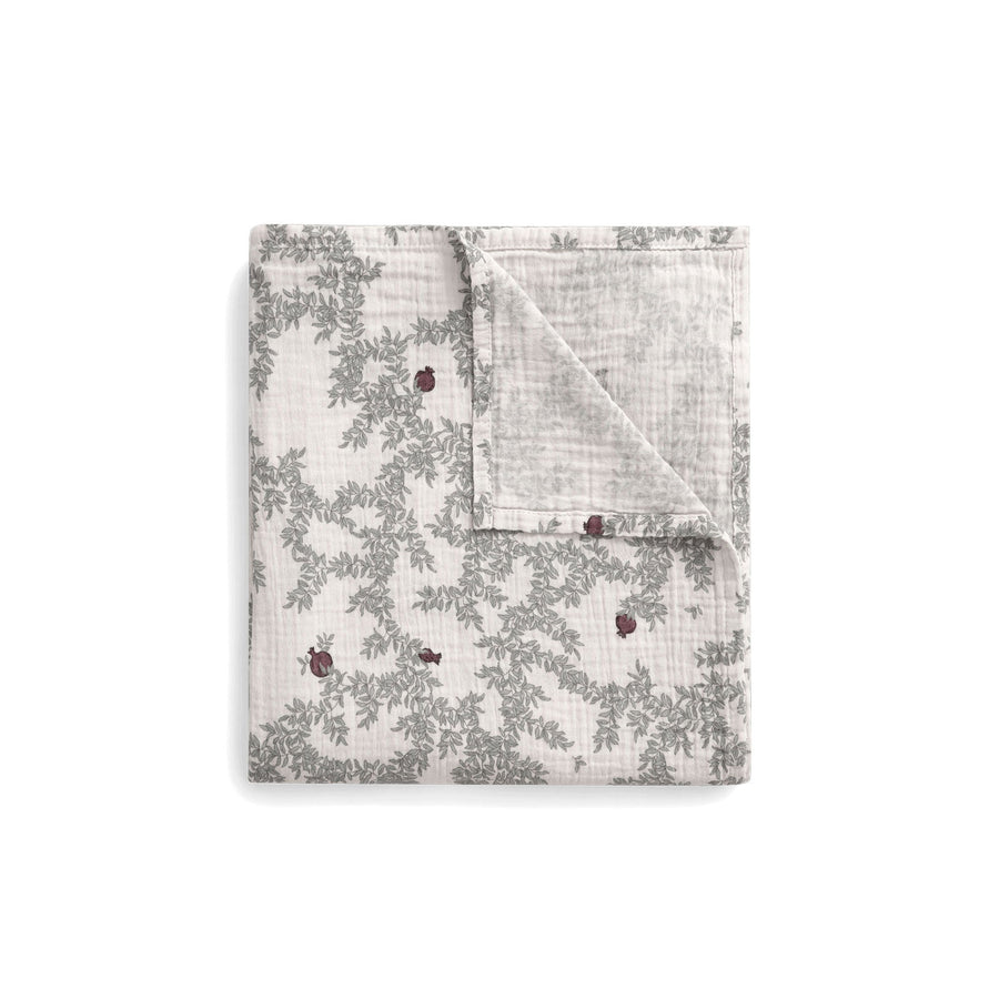 Garbo and Friends Muslin Swaddle Blanket - Pomegranate