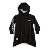 Nununu Black Womens Attention Hooded Dress