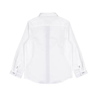 Boys and Arrows Long Sleeve White Collar With Royal Blue Detail