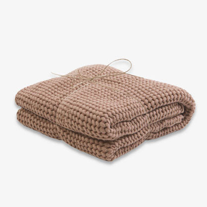 Mallino Cinnamon Waffle Blanket