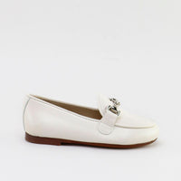 Papanatas Pearl Metallic Buckle Loafers