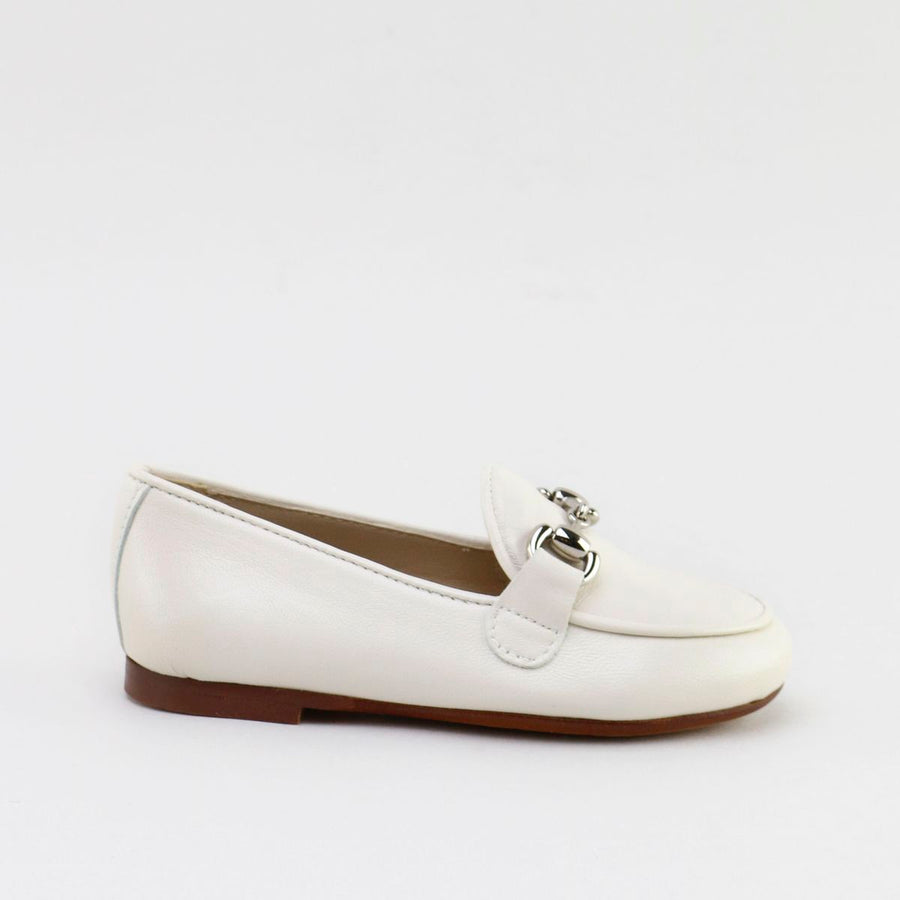 Papanatas Pearl Metallic Buckle Loafers