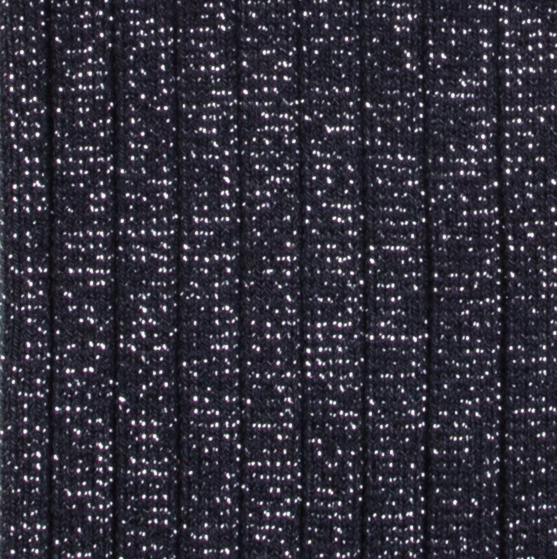 Collegien Amelie - Glitter Ribbed Tights - Charcoal Black