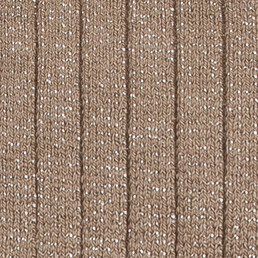 Collegien Amelie - Glitter Ribbed Tights - Petite Taupe